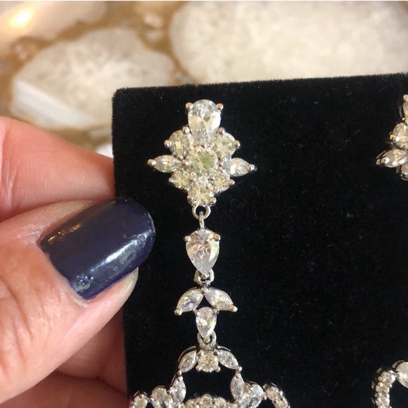 Stunning Byzantine Swarovski Statement Earrings-Boutique - Picture 6 of 9